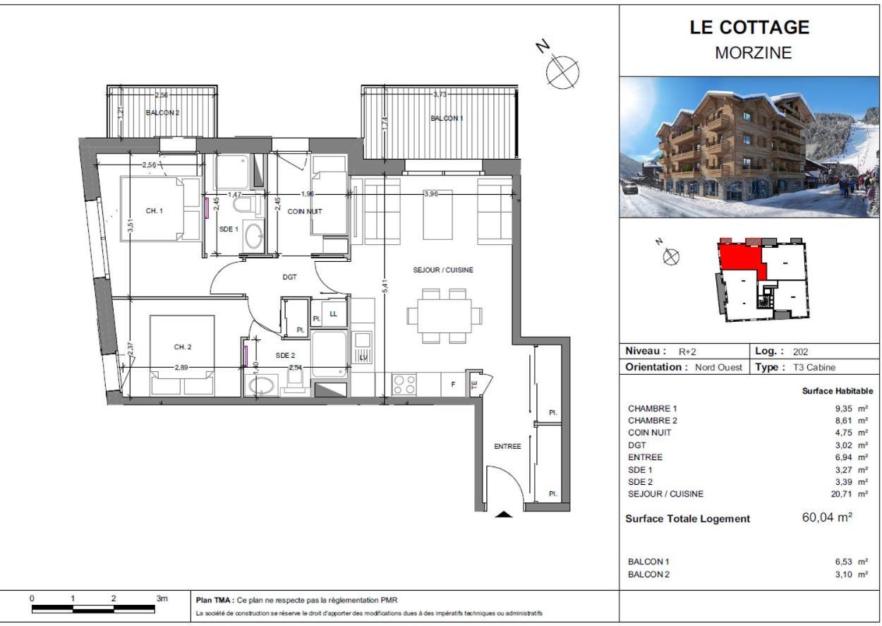 Appartement Carlina 203 à Morzine Extérieur photo